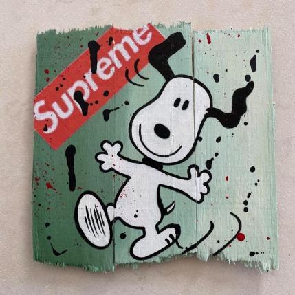 Gemälde F2 suprême von Marie G. | Gemälde Pop-Art Acryl, Collage, Holz Pop-Ikonen