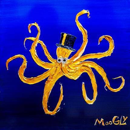 Peinture Chicus par Moogly | Tableau Art Singulier Acrylique, Pigments, Résine Animaux