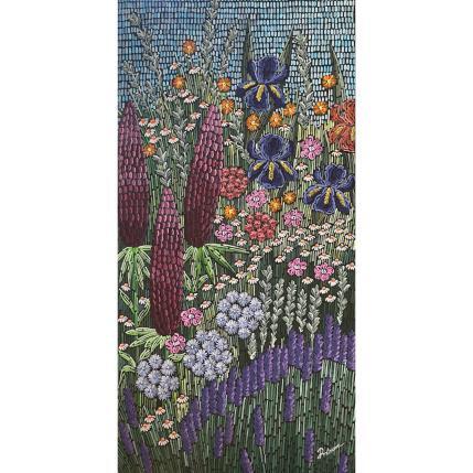 Peinture Magic garden 1 par Dmitrieva Daria | Tableau Impressionnisme Acrylique Nature