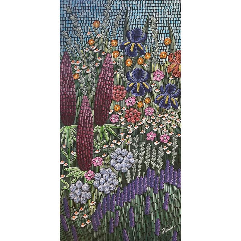 Peinture Magic garden 1 par Dmitrieva Daria | Tableau Impressionnisme Nature Acrylique
