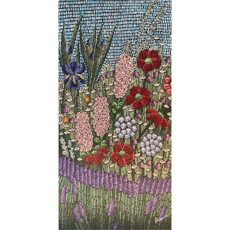 Peinture Magic garden 3 par Dmitrieva Daria | Tableau Impressionnisme Nature Acrylique