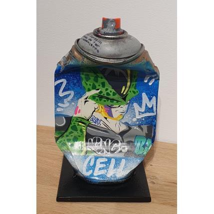 Sculpture SUPER CELL par Lemoine Mael | Sculpture Pop-art Acrylique, Graffiti Icones Pop