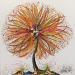 Painting L arbre aux passions colorées by Fonteyne David | Painting Figurative Acrylic