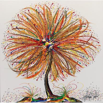 Peinture L arbre aux passions colorées par Fonteyne David | Tableau Figuratif Acrylique