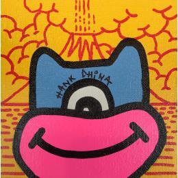 Peinture Funny seven par Hank China | Tableau Pop-art Acrylique, Posca