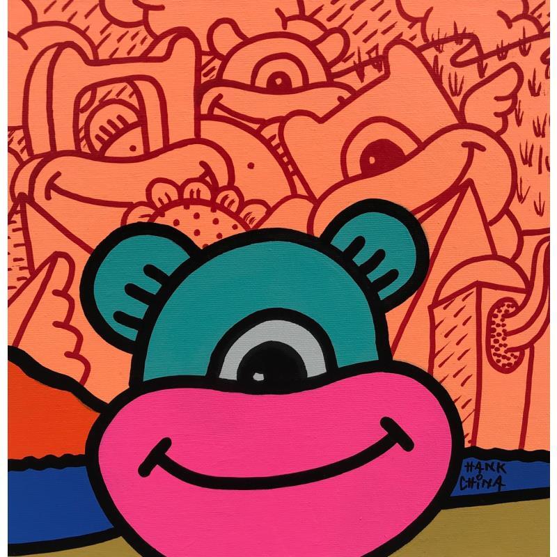 Pintura Atlas three por Hank China | Pintura Pop art Acrílico Posca