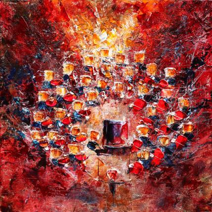 Painting Concert rouge by Reymond Pierre | Painting Figurative Oil Music