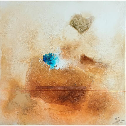 Painting Abstraction #3350 by Hévin Christian | Painting Abstract Acrylic, Oil, Pastel Minimalist