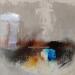 Peinture Abstraction #3370  par Hévin Christian | Tableau Abstrait Minimaliste Huile Acrylique Pastel
