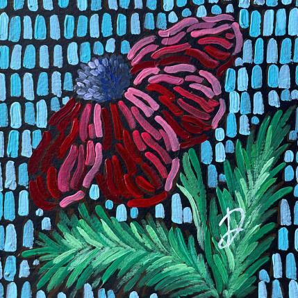 Painting Poppy by Dmitrieva Daria | Painting Impressionism Acrylic Nature