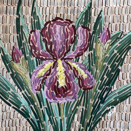 Painting Iris  by Dmitrieva Daria | Painting Impressionism Acrylic Nature, Pop icons