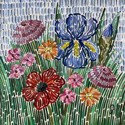 Painting Spring garden  by Dmitrieva Daria | Painting Impressionism Acrylic Nature