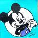 Painting MICKEY FLUOR HAND by Mestres Sergi | Painting Pop-art Pop icons Child Minimalist Graffiti Acrylic