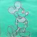 Painting MICKEY FLUOR EYES by Mestres Sergi | Painting Pop-art Pop icons Child Graffiti Acrylic