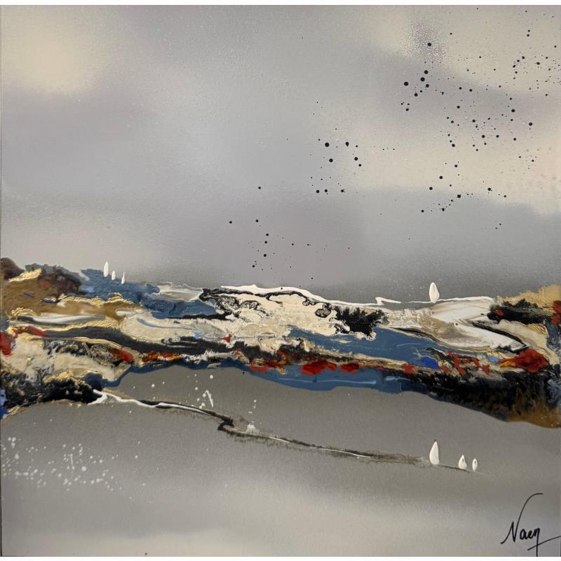 Painting C2856 by Naen | Painting Abstract Acrylic Ink