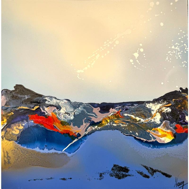 Peinture C2880 par Naen | Tableau Abstrait Acrylique Encre