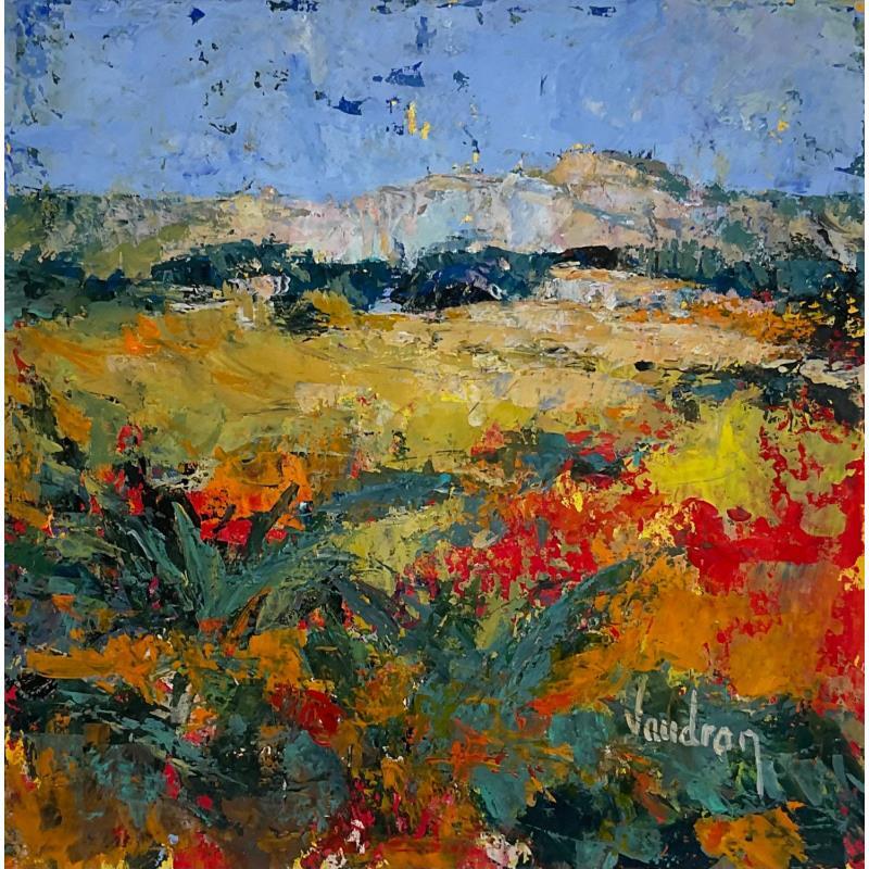 Painting Provence les Grandes Roches by Vaudron | Painting Figurative Landscapes Gouache