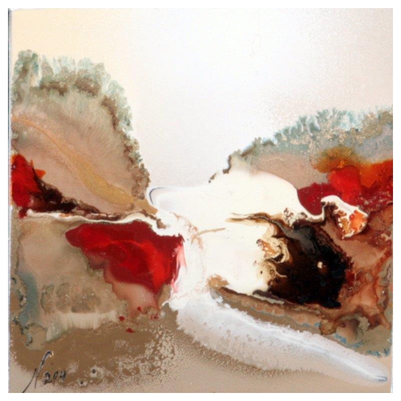 Painting C3380A by Naen | Painting Abstract Acrylic Ink