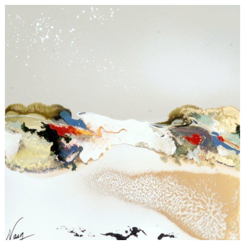 Painting C2890 by Naen | Painting Abstract Acrylic Ink