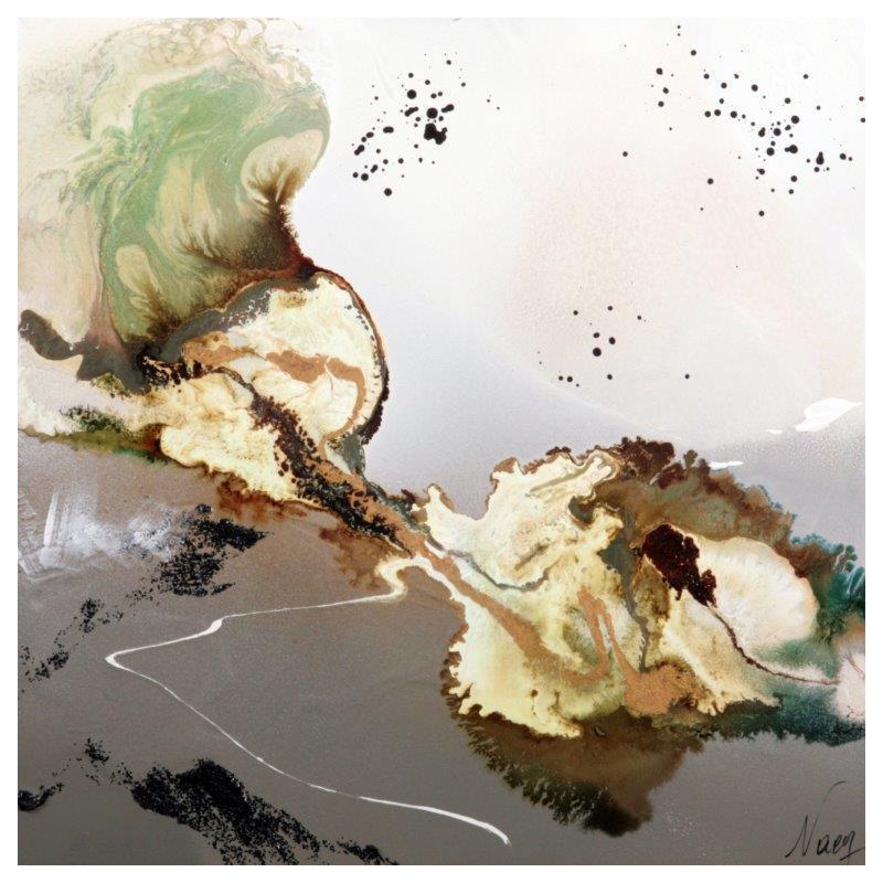 Painting C1634 by Naen | Painting Abstract Acrylic Ink