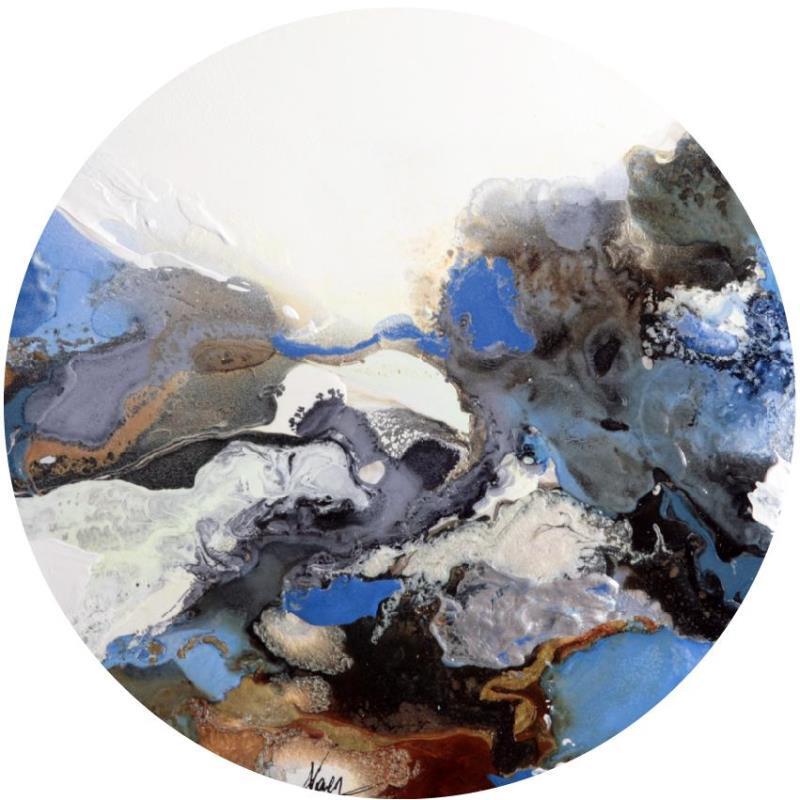 Peinture C3400 par Naen | Tableau Abstrait Acrylique Encre