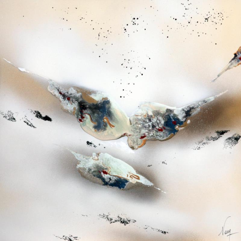 Painting C2441 by Naen | Painting Abstract Acrylic Ink