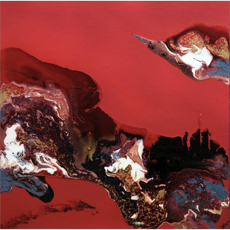 Painting C657 by Naen | Painting Abstract Acrylic Ink