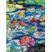 Peinture Water lilies liberty par Georgieva Vanya | Tableau Figuratif Paysages Huile