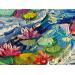Peinture Water lilies liberty par Georgieva Vanya | Tableau Figuratif Paysages Huile