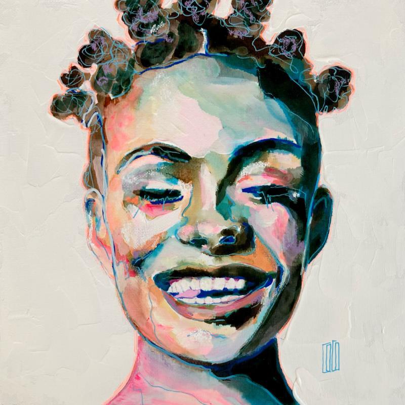 Painting I am what I am by Coco | Painting Figurative Portrait Acrylic