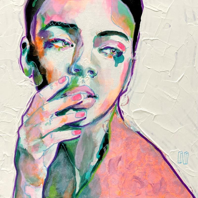 Painting urgence de vivre by Coco | Painting Figurative Portrait Acrylic