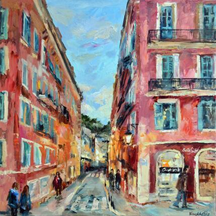 Peinture Debut de soirée à Nice par Novokhatska Olga | Tableau