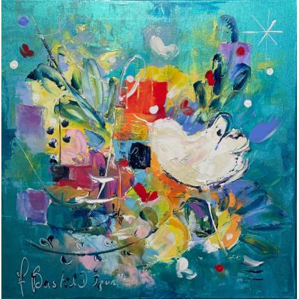 Painting Colombe de la paix by Bastide d´Izard Armelle | Painting Abstract