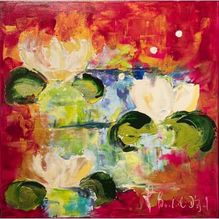Peinture Lotus par Bastide d´Izard Armelle | Tableau Abstrait