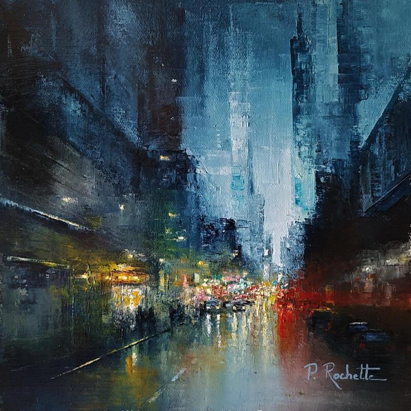 Pintura Sensations urbaines por Rochette Patrice | Pintura Figurativo Urbano Aceite