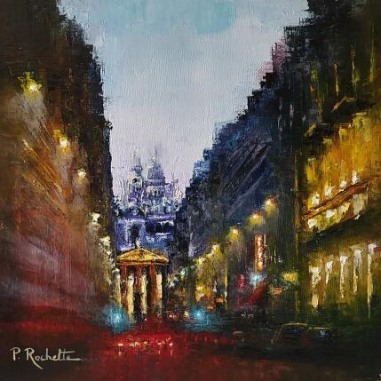 Gemälde Rue laffitte  von Rochette Patrice | Gemälde Figurativ Öl Urban