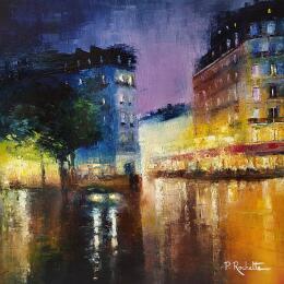 Painting Un air de paname  by Rochette Patrice | Painting Figurative Oil Urban