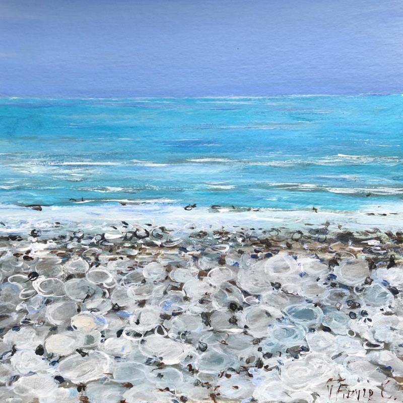 Peinture Couleurs d'été à Oléron par Fièvre Véronique | Tableau Figuratif Paysages Nature Acrylique