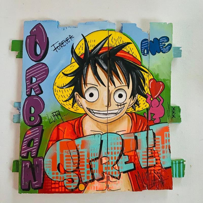 Pintura One por Molla Nathalie  | Pintura Pop art Iconos pop Madera Acrílico Posca