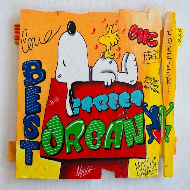 Peinture ZEN par Molla Nathalie  | Tableau Pop-art Icones Pop Bois Acrylique Posca