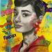 Painting F4  Drôle de Frimousse by Molla Nathalie  | Painting Pop-art Pop icons Wood Acrylic Posca