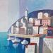 Painting AP104 SARDAIGNE by Burgi Roger | Painting Figurative Landscapes Urban Marine Acrylic
