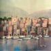 Painting AP92 CORSE BASTIA by Burgi Roger | Painting Figurative Landscapes Urban Marine Acrylic