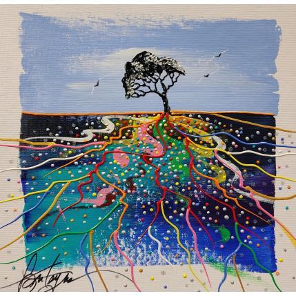 Painting Nos racines by Fonteyne David | Painting Figurative Acrylic Landscapes, Nature