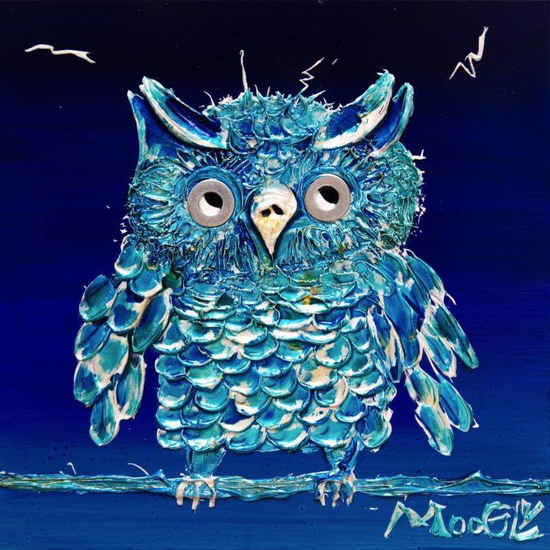 Gemälde ORGANISATUS von Moogly | Gemälde Art brut Tiere Acryl Harz Pigmente