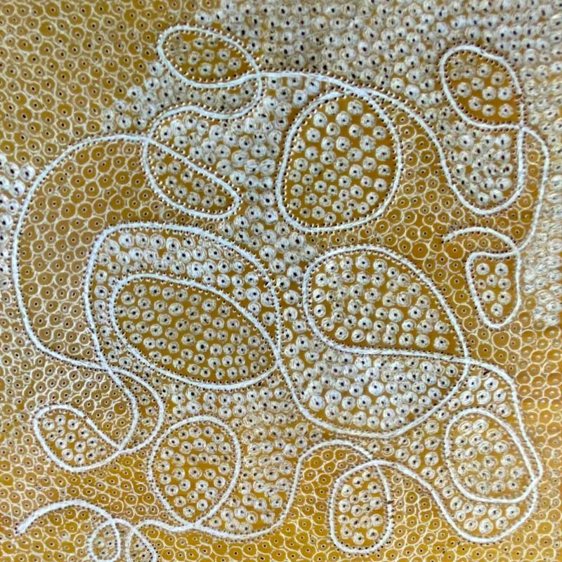 Painting Cachemire  by Caviale Marie | Painting Abstract Minimalist