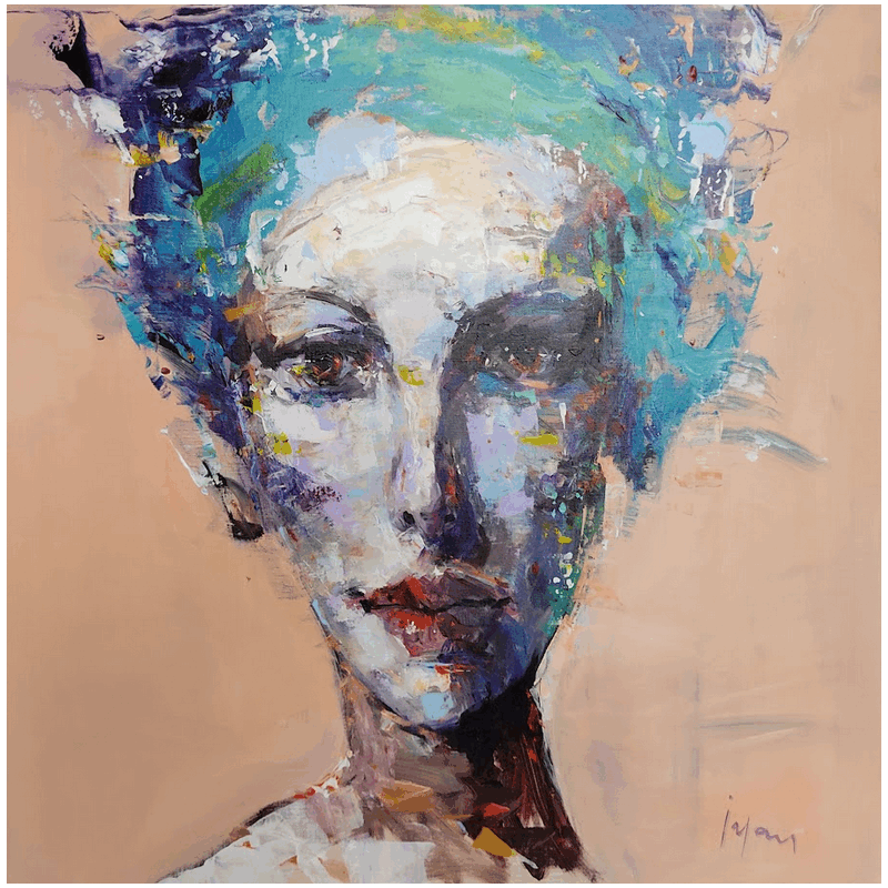 Gemälde Sans titre von Yavru Irfan | Gemälde Figurativ Öl