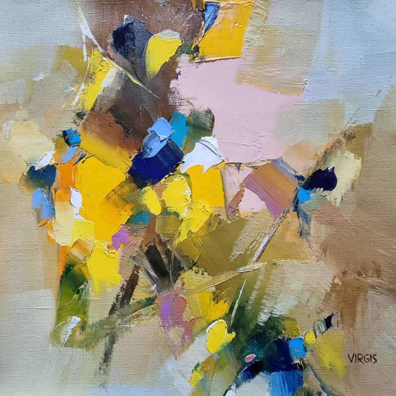 Painting Good news by Virgis | Painting Abstract Minimalist Oil