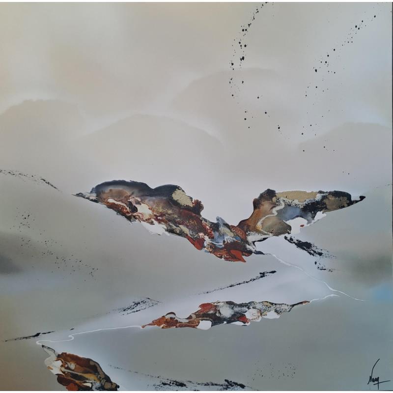 Peinture 915 par Naen | Tableau Abstrait Acrylique Encre