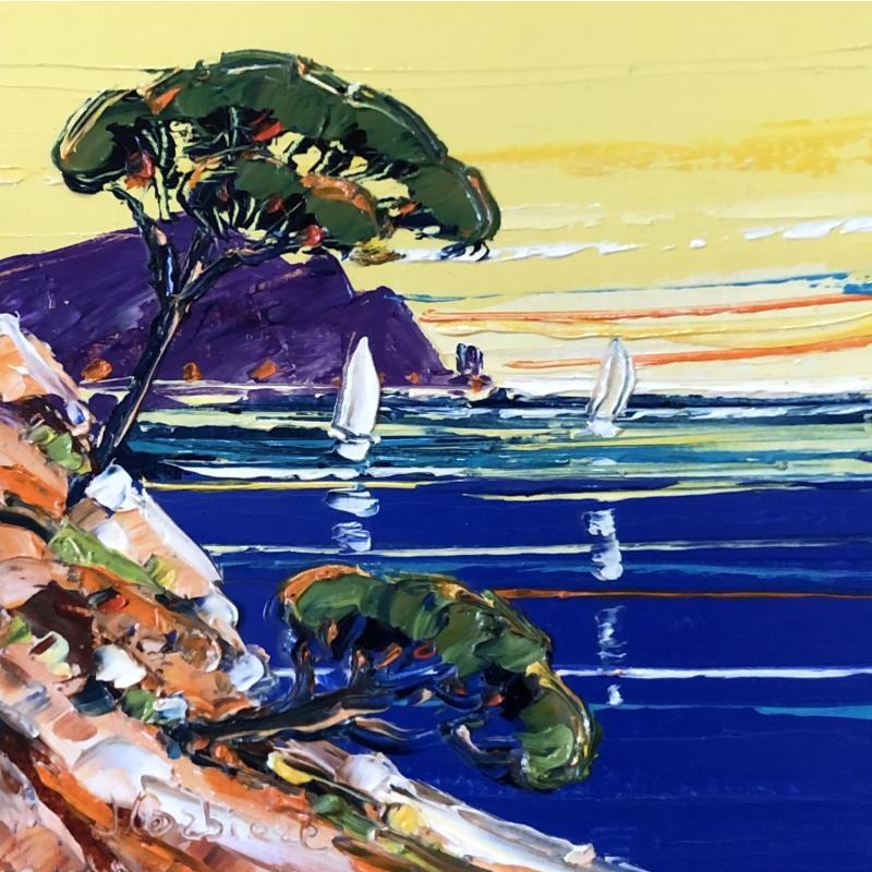 Painting Autour du Cap Corse by Corbière Liisa | Painting Figurative Landscapes Oil